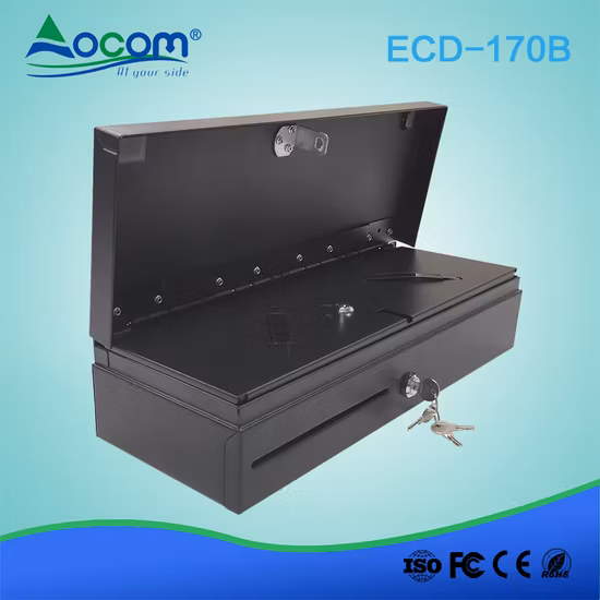 사용자 정의 키 잠금 2 슬롯 금속 현금 상자