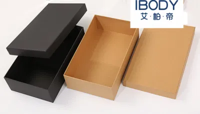 재활용 재료로 재활용된 최신 판매 현금 상품 크래프트 종이상자 골판지 뚜껑 및 기본 의류 포장 상자